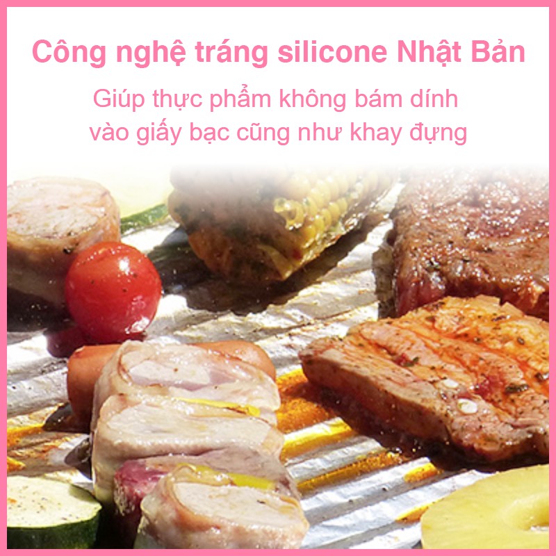 [Mã LIFEMYBD99 giảm 8% đơn 99K] [MyJae x Toyal] Giấy bạc Nhật Bản 25cm x 3m chịu nhiệt tốt nướng thực phẩm | BigBuy360 - bigbuy360.vn