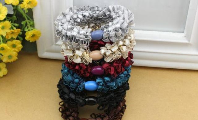 Combo 10 cột tóc đủ màu<br>Giá Sỉ 35k/ 10 cai