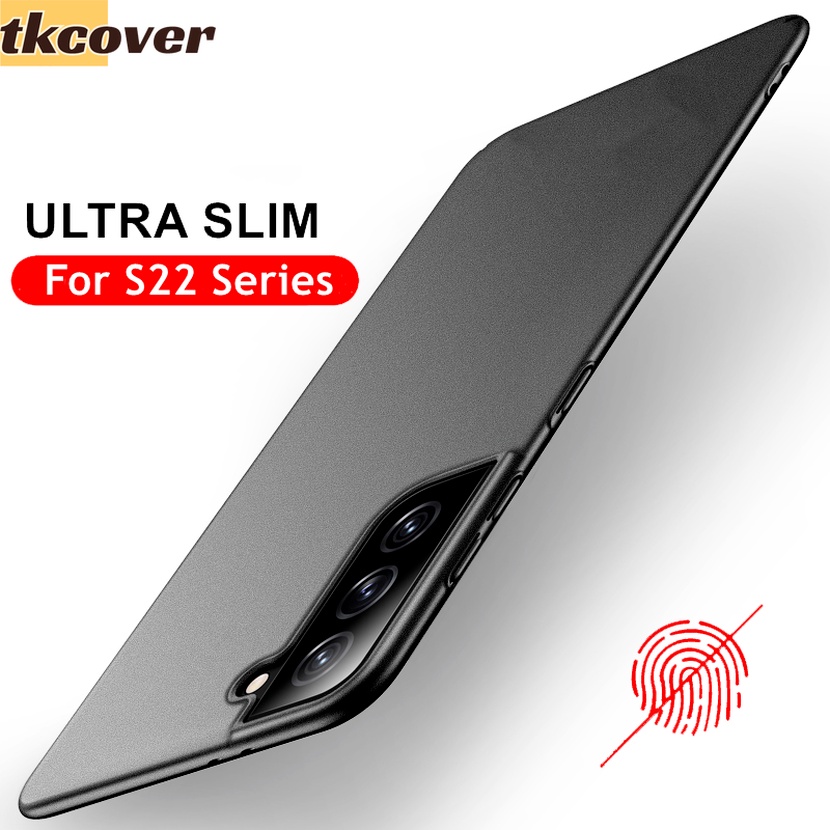 Ốp Điện Thoại PC Cứng Siêu Mỏng Mặt Nhám Cho Samsung S22 S21 Ultra Plus S21 FE A13 A22 A03S A53 M52