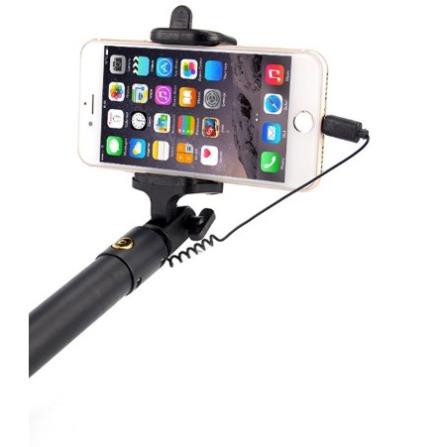 Gậy Tự Sướng Selfie Stick Cổng Lightning Cho Iphone 5/6/7/8/X/XsMax and cổng 3.5 cho Samsung