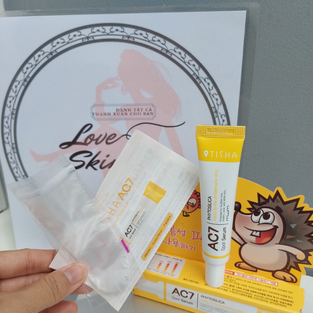 (GRAB / NOWSHIP) (Date 18082022) Serum Giảm Mụn Tisha AC7 Spot Serum