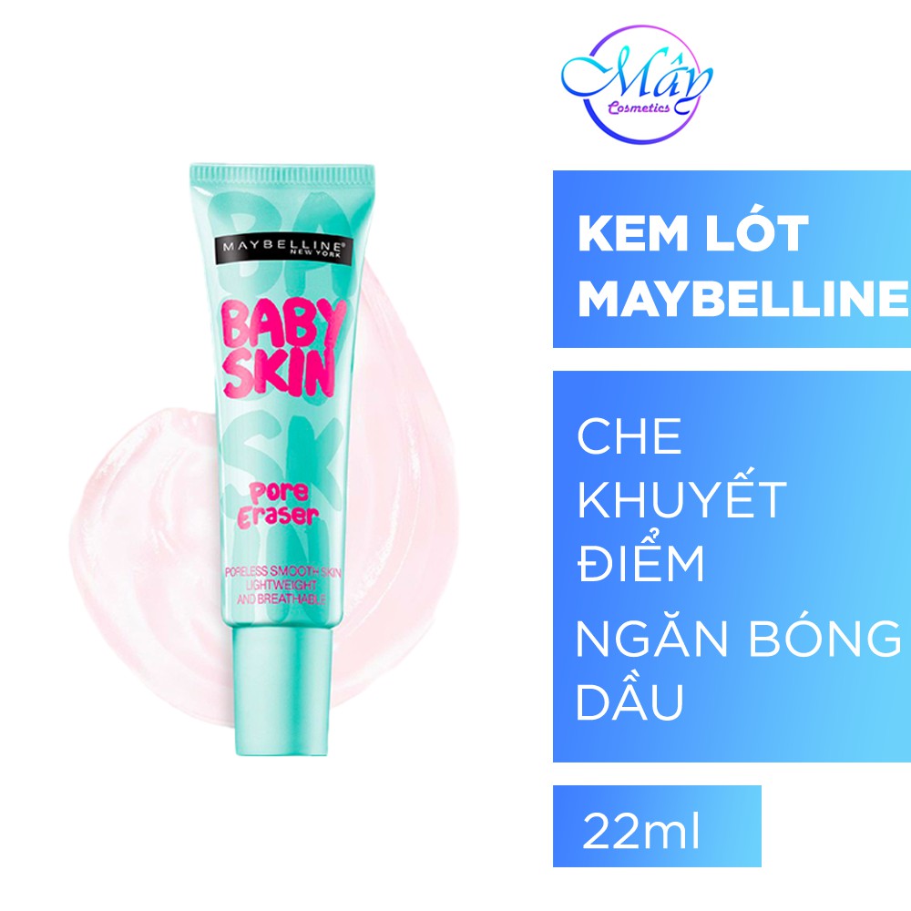 Kem lót mịn da che khuyết điểm Maybelline Baby Skin Pore Eraser Primer 22ml