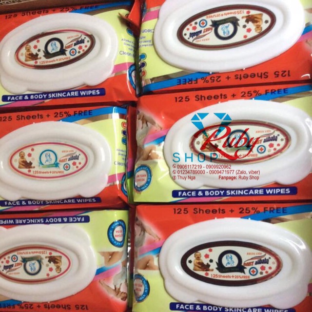 Khăn ướt Alibaba 150 tờ