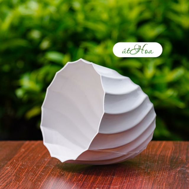 Chậu để bàn hình xoắn ốc