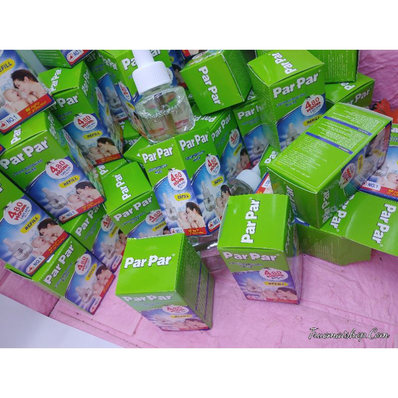 Tinh dầu đuổi muỗi parpar loại 480h màu xanh