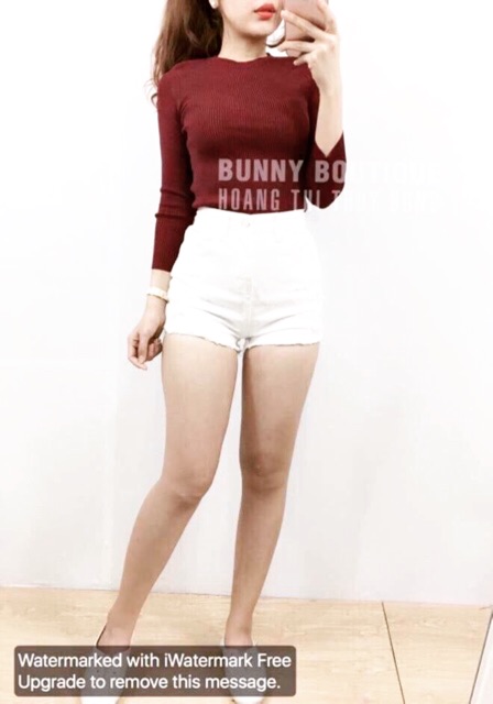 Áo Thun Gân Tay Dài Hót