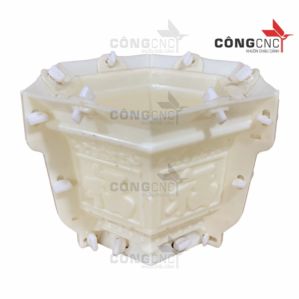 Khuôn Chậu Mini, Khuôn Chậu Lục Giác 25