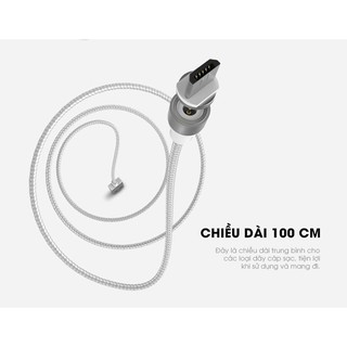 Cáp sạc 3 đầu nam châm X - CABLE 360