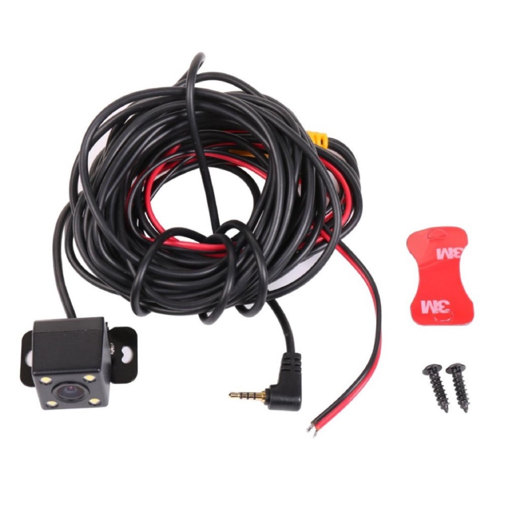 Camera Chiếu Hậu EKLEVA 2.5mm (4Pin Hoặc 5Pin) Có 4 Bóng LED Hỗ Trợ Quay Đêm Chống Thấm Nước Cho Ô Tô