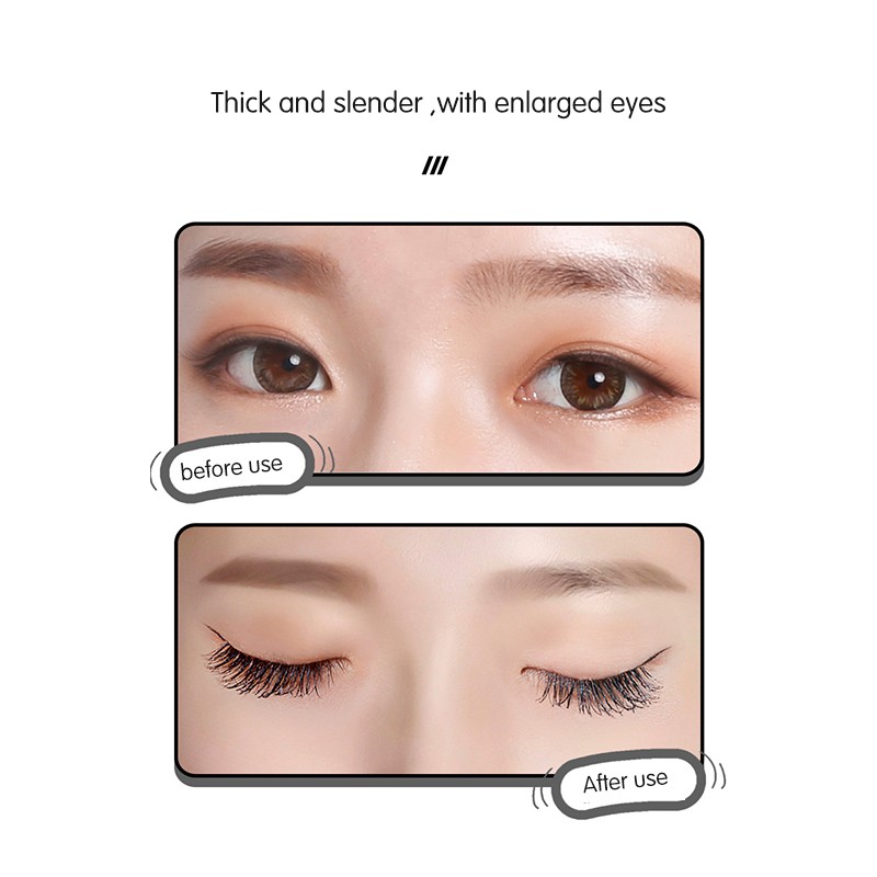 Mascaras Trang điểm Màu đen Kéo dài Độ dài Làm cong Mi mắt không thấm nước lâu dài | BigBuy360 - bigbuy360.vn