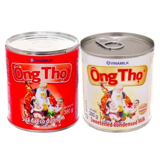 Sữa Đặc Ông Thọ Vinamilk Trắng - Đỏ Hộp 380gr
