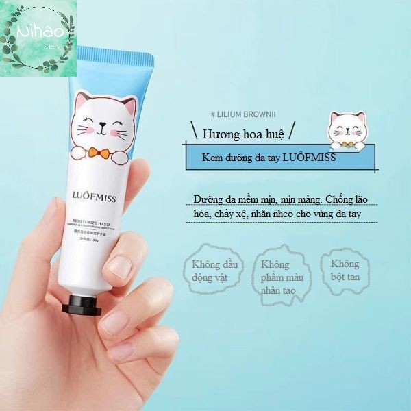 [Hàng mới về] Kem dưỡng da tay LUÔMISS mềm mịn chống lão hóa hàng nội địa Trung Quốc chính hãng 30g | BigBuy360 - bigbuy360.vn