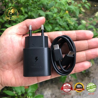 Bộ Sạc Nhanh Samsung 25W Chính Hãng 100% có Bảo Hành 1 đổi 1, tiết kiệm thời gian sạc, bảo vệ máy và pin