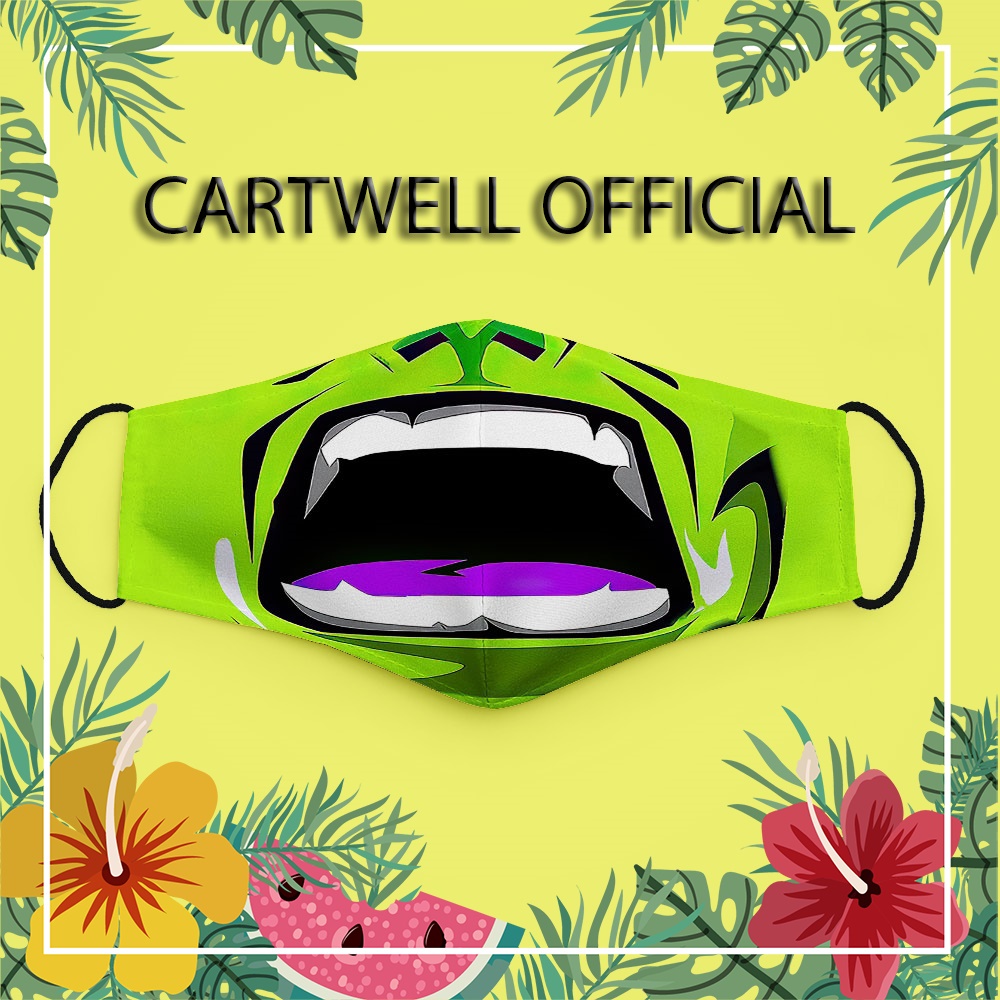 Khẩu trang trẻ em dễ thương hoạt hình cute vui nhộn thú cưng Hình Vẽ DRAWN CARTWELL phòng dịch bệnh vải cotton 100% có t