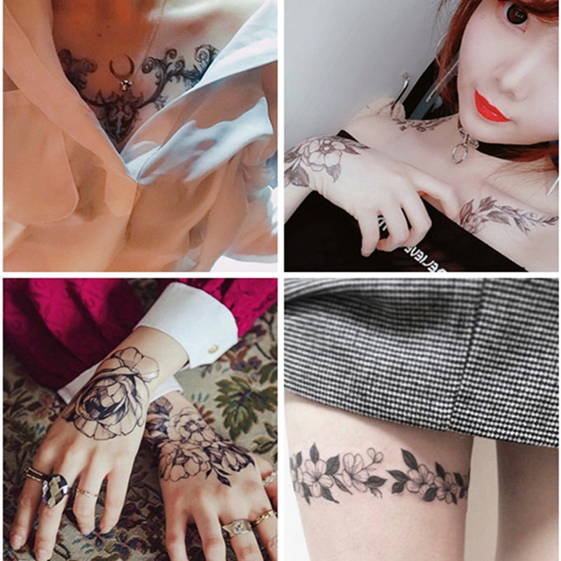 17 Hình xăm dán tạm thời lớn