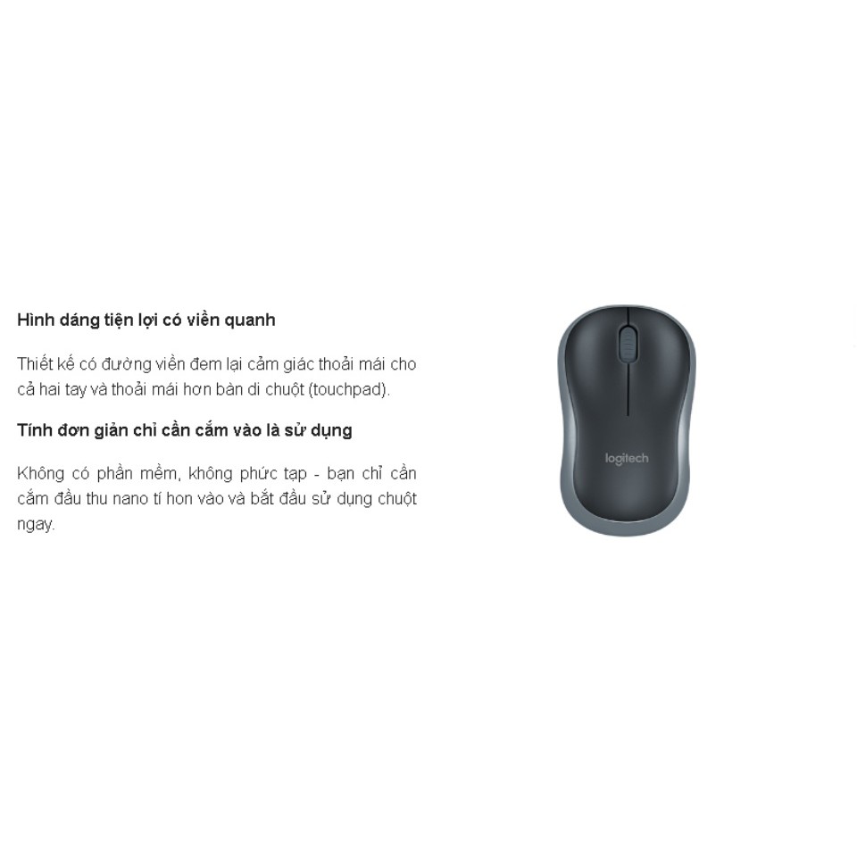 Chuột không dây Logitech chính hãng- Tặng kèm miếng lót chuột Logitechchuột máy tính