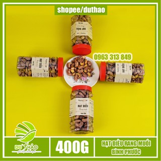 Hạt điều rang muối vỏ lụa Bình Phước 400