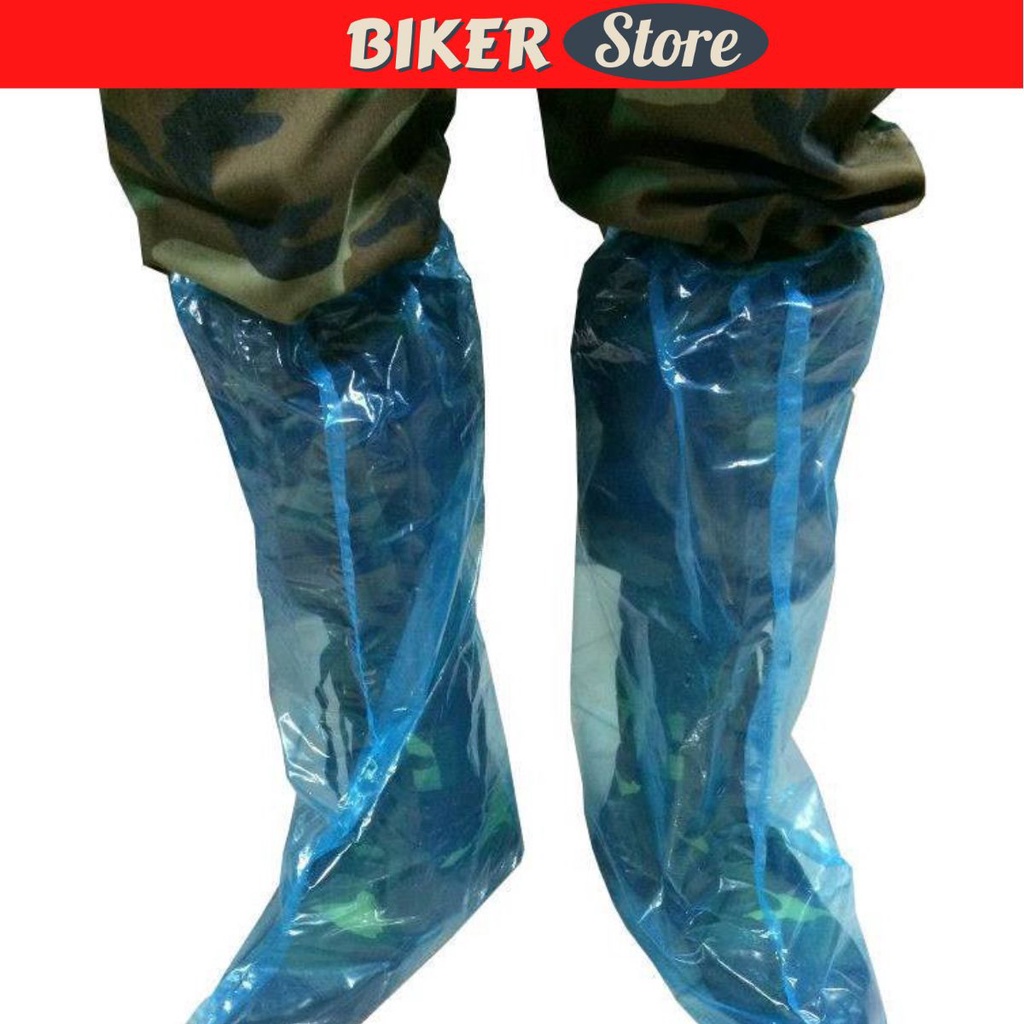 Ủng đi mưa nylon bọc giày chống nước chuyên đi xe máy, đi phượt
