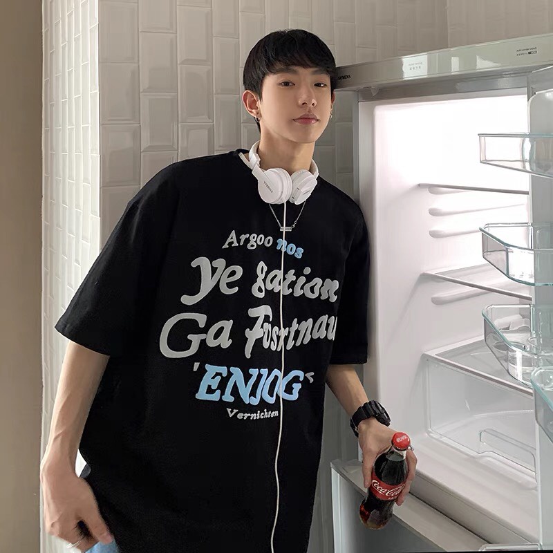 Áo Ye Gation IN NỔI 5 Màu  Áo Phông Tay Lỡ From KL Unisex