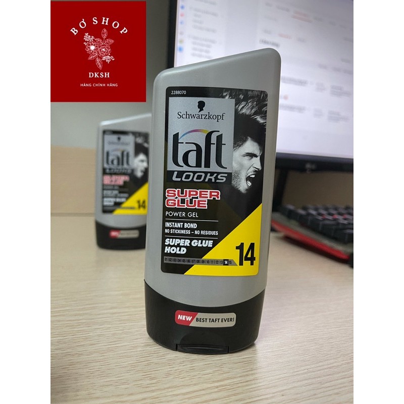 Gel vuốt tóc Taft Looks super glue Schwarzkopf 150ml Đức hàng nhập khẩu chính hãng dksh