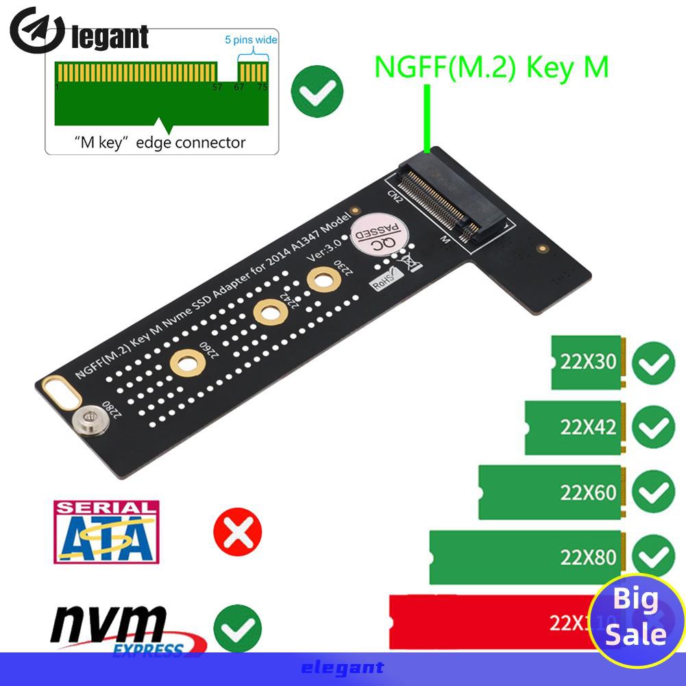 Mạch Chuyển Đổi Egxm.2 Ngff Nvme Cho Macbook Mini A1347 Model 2014