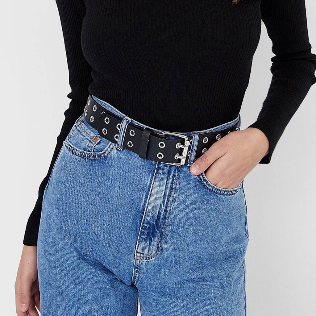 Thắt Lưng Giả Da Phong Cách Punk