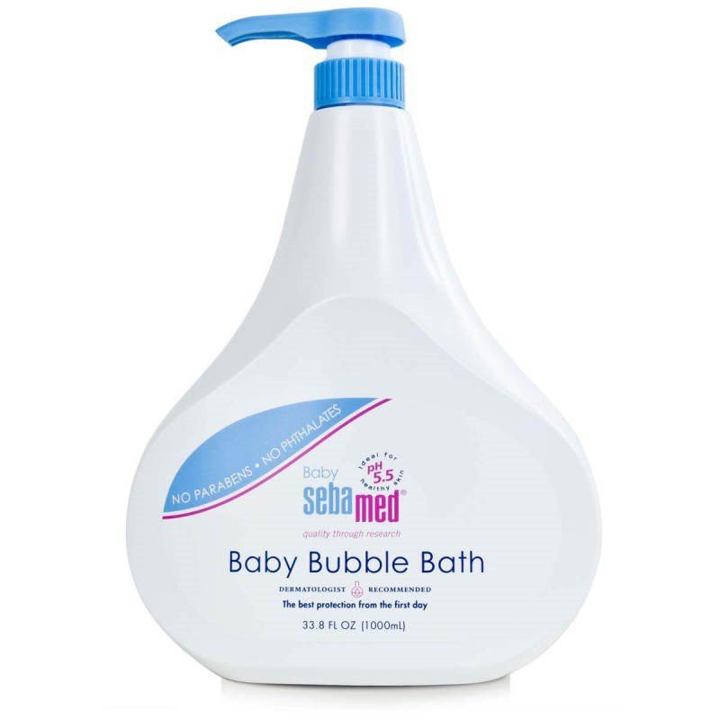 Sữa tắm tạo bọt dịu nhẹ cho bé Sebamed pH5.5 Baby Bubble bath 1000ml