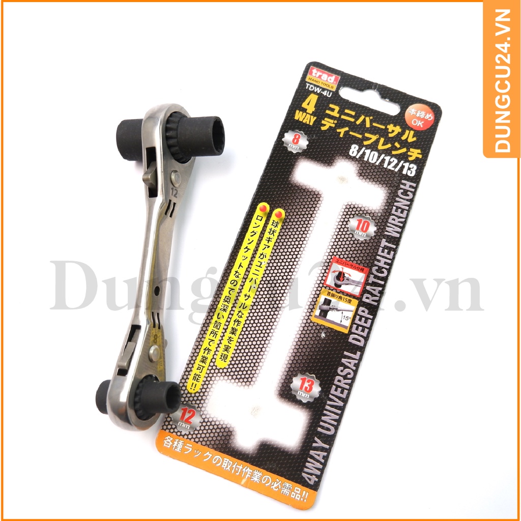 Cờ lê Nhật Bản 4 số TRAD TDW-4U 8/10/12/13mm