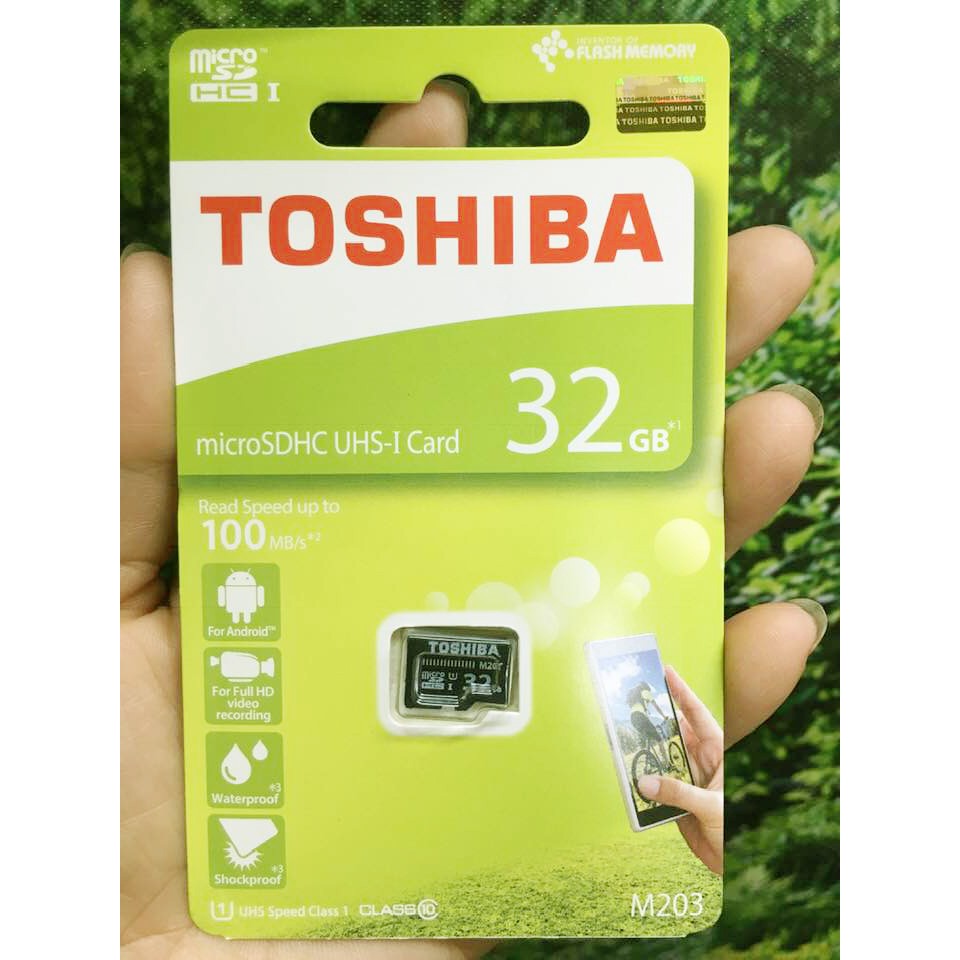 Thẻ Nhớ 32G MicroSD Toshiba M203 - BẢO HÀNH 24 THÁNG | BigBuy360 - bigbuy360.vn