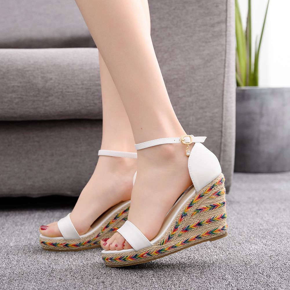 SANDAL ĐẾ XUỒNG TRẮNG | ĐẾ NHIỀU MÀU