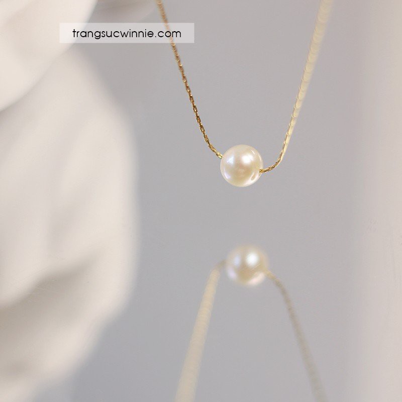 Dây chuyền nữ titan Jenny pearl