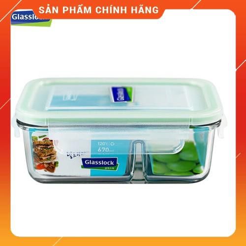 Bộ hộp thủy tinh GLASSLOCK 400ml + 670ml và túi giữ nhiệt