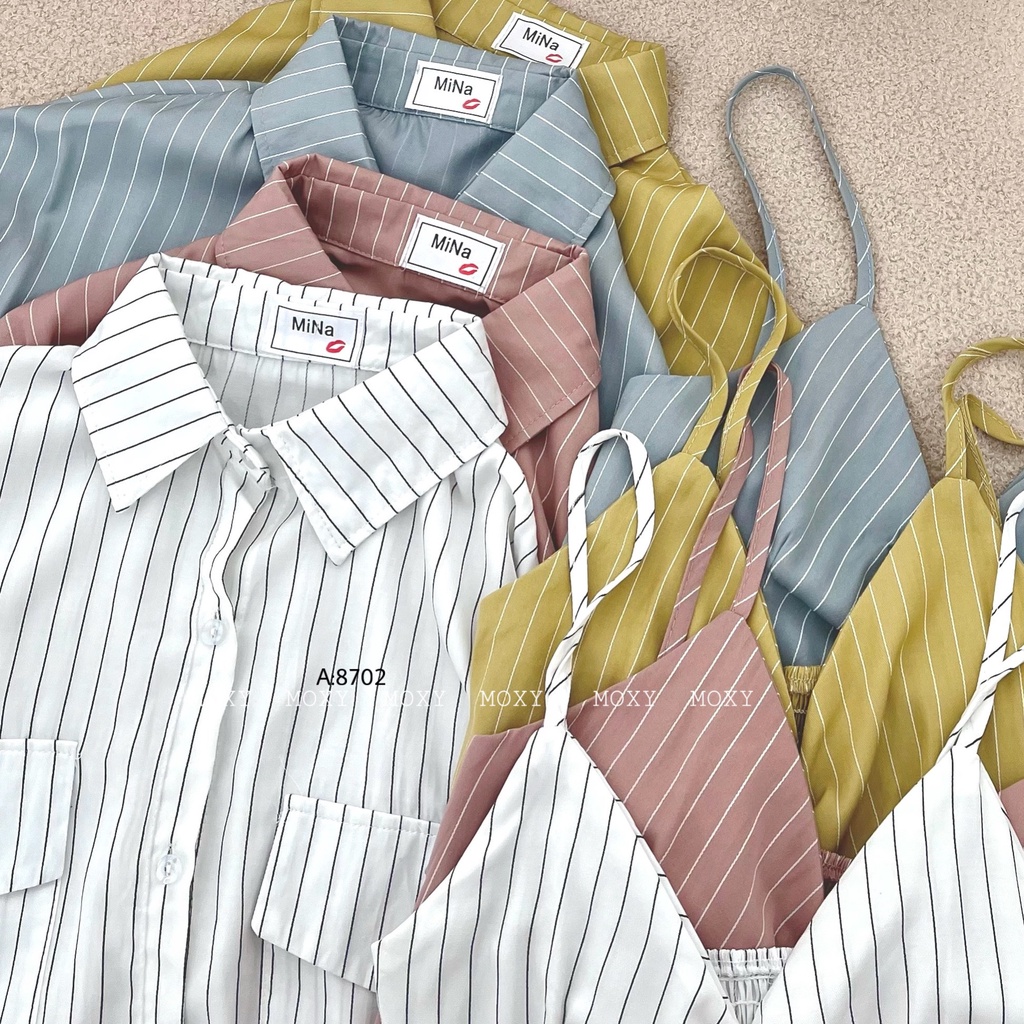 SP008702 - Sét áo somi sọc