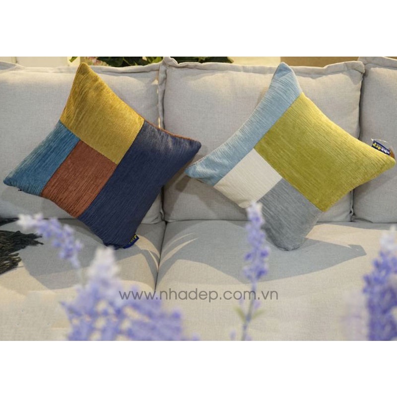 Áo gối 40x40cm vải nỉ cao cấp nhập khẩu, có khóa kéo (không kèm ruột), vỏ gối tựa lưng, vỏ gối sofa | BigBuy360 - bigbuy360.vn
