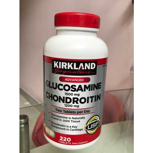 (Dat2025)Viên Uống Bổ Xương Khớp KIRKLAND - GLUCOSAMINE 1500mg CHONDROITIN 1200mg , Giúp Phục Hồi Sụn Khớp