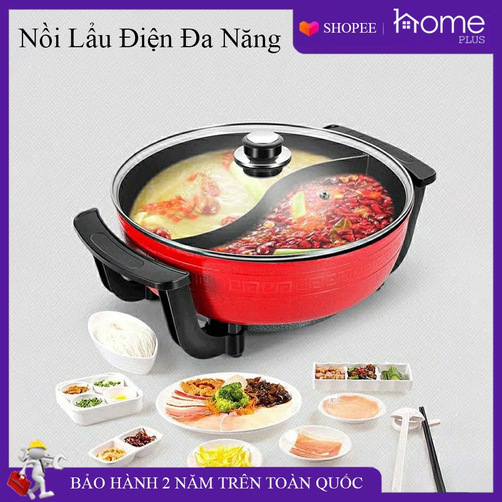 Nồi lẩu điện 2 ngăn cao cấp thế hệ mới đa năng tiện dụng,phong cách Hàn Quốc. Bảo hành 2 năm,đổi mới 7 ngày đầu nếu lỗi