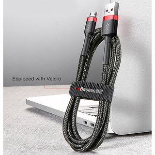 [HÀNG CHÍNH HÃNG] Cáp sạc nhanh và truyền tốc độ cao Baseus Cafule chân Lightning - Micro - Type C