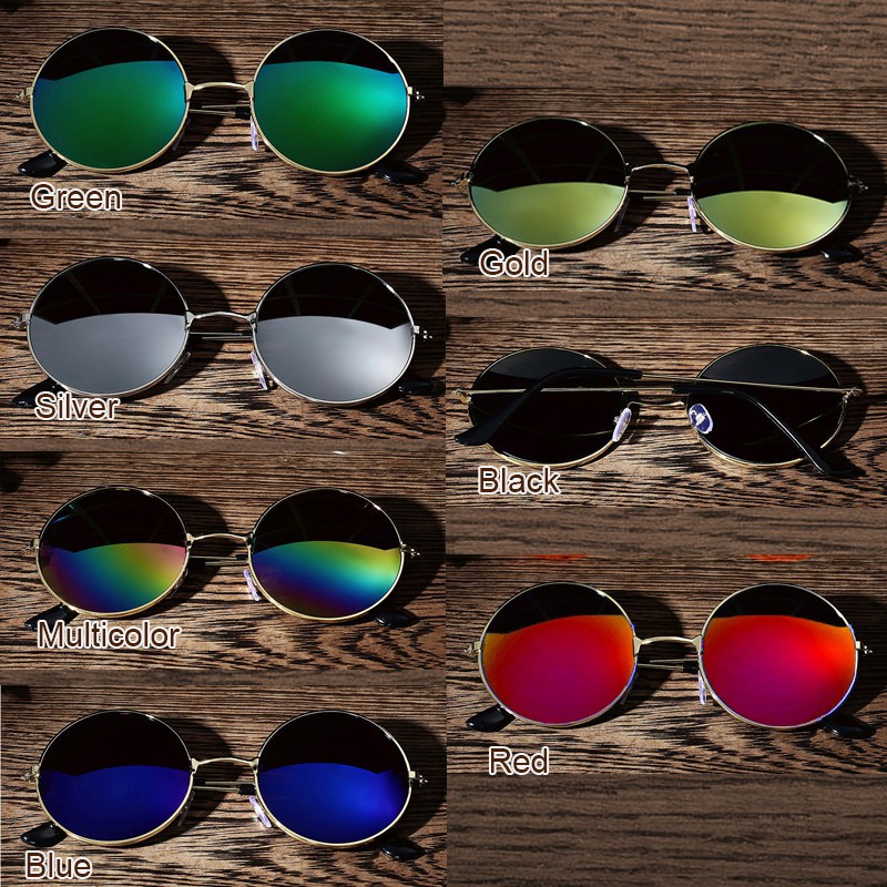 ✠✌☈Kính mát gọng tròn tráng gương kiểu dáng thể thao | BigBuy360 - bigbuy360.vn