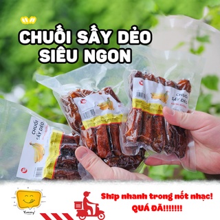 Chuối sấy dẻo không đường giữ nguyên vị VIETGOURMET, Trái Cây sấy dẻo đặc sản, ăn vặt Hà Nội healthy ăn kiêng thơm ngọt