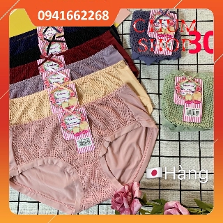 10 Quần lót nữ thun lạnh phối ren cao cấp 305#