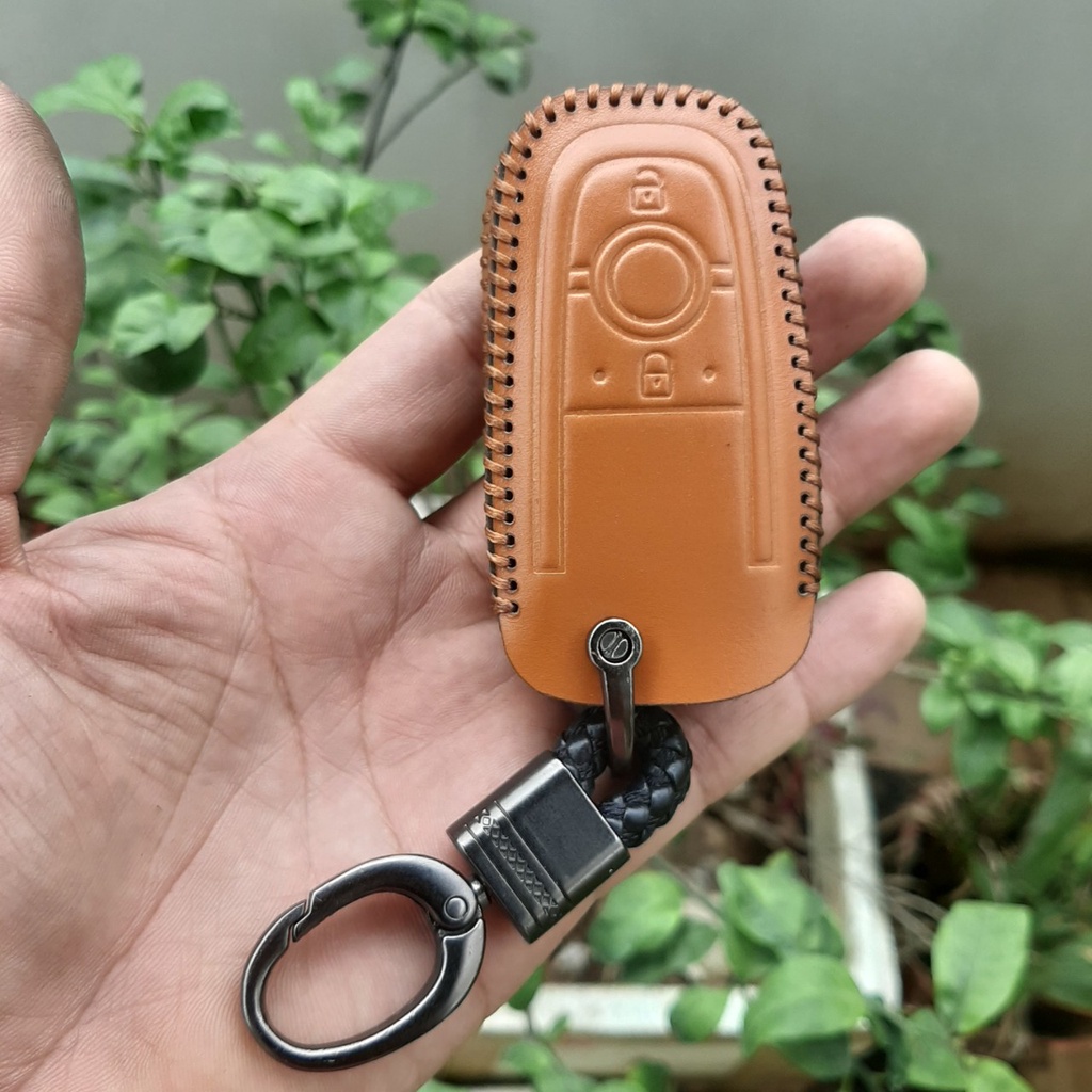 Bao Da Chìa Khóa Ô Tô Ford Ranger WT 18-23, EcoSport 18-23 da bò thật, bảo hành 2 năm