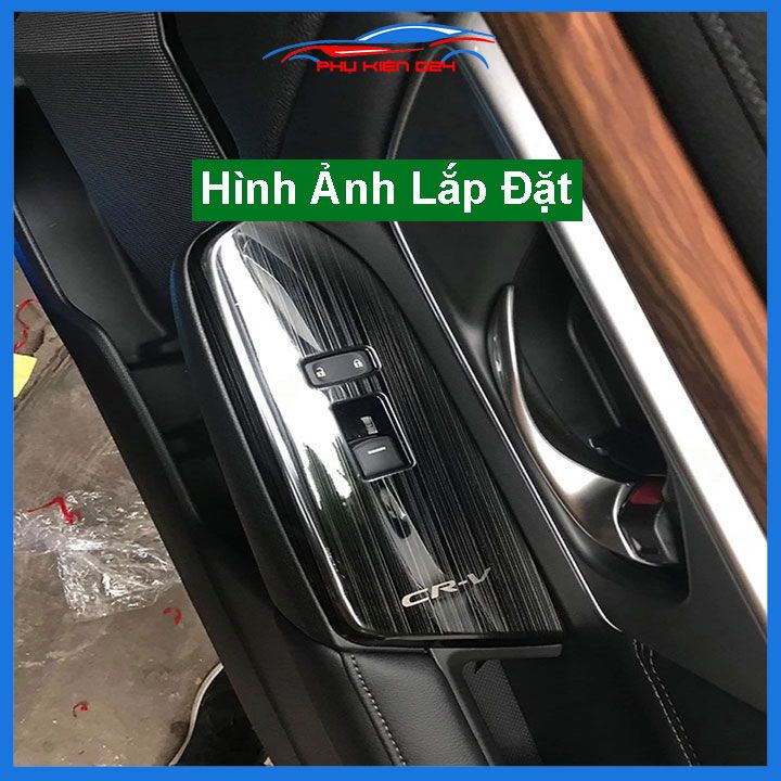 Ốp nội thất CR-V CRV 2018-2019-2020-2021-2022 vân Titan bảo vệ chống trầy xước và làm đẹp xe