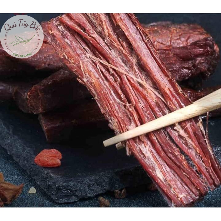 Thịt trâu gác bếp Tây Bắc bao Thơm Ngon Chuẩn vị - Sẵn SLL - TẶNG CHẨM CHÉO
