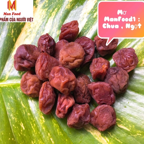 OMAI MƠ SẤY DẺO CHUA NGỌT NGUYÊN CHẤT OMAI MƠ MANFOOD1 CÓ HẠT⚡️⚡️ TÚI ZIP NHẬT 250GRAM ĂN VẶT HÀ NỘI