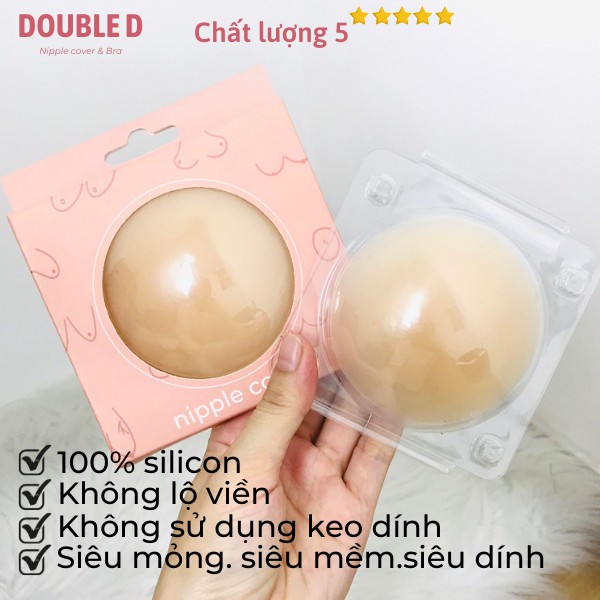Dán ti tàng hình siêu mỏng không lộ viền dính tốt bản ngang 8cm không thấm nước giúp che đầu ti nhũ hoa dùng nhiều lần