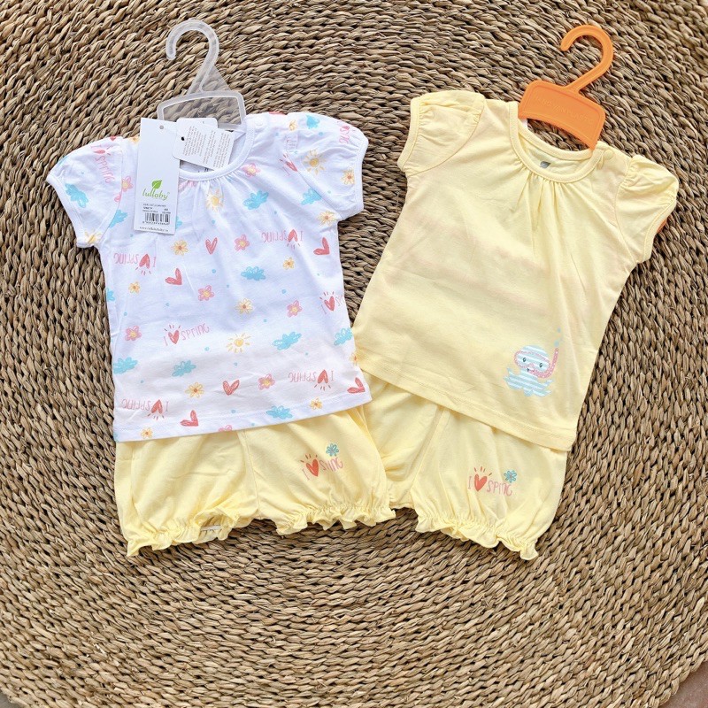 [FAFRINW05 giảm tối đa 30k đơn 150k]Bộ cộc tay raglan/cánh tiên Lullaby cho bé trai/bé gái