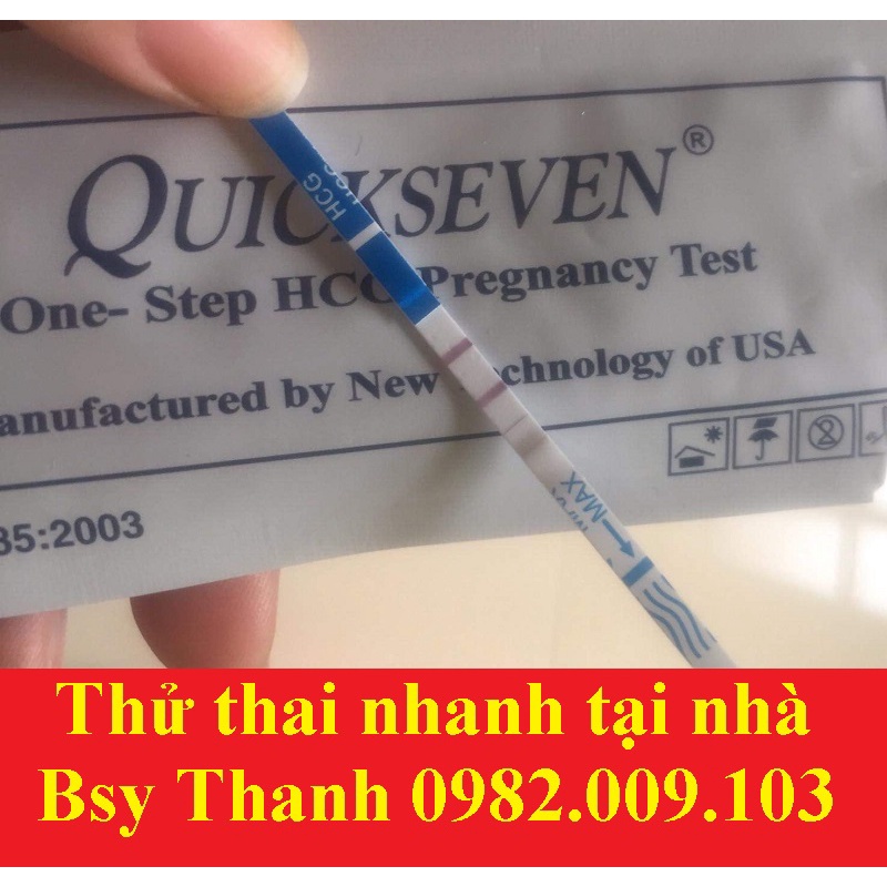 (che tên) que test thử thai rụng trứng nhanh tại nhà quickseven và quicktest USA Ovutana teststrip thế hệ mới