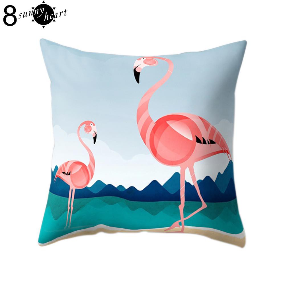 Vỏ gối hình hồng hạc thời trang