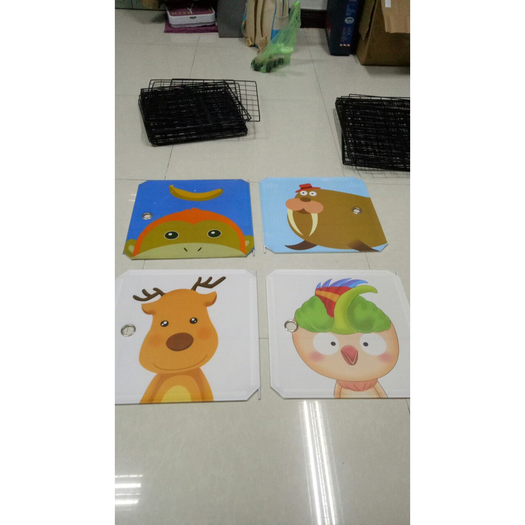 LƯỚI SẮT LẮP CHUỒNG QUÂY CHÓ MÈO - SIZE 35*35CM VÀ 35*45CM - MIẾNG LẺ - KÈM CHỐT