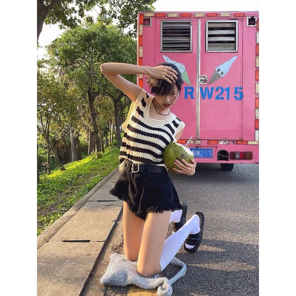 ÁO LEN LỖ 3 LỖ HOT HÍT 2022 4 MÀU -KAYLEE